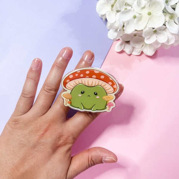 Mushroom Froggo Phone Grip