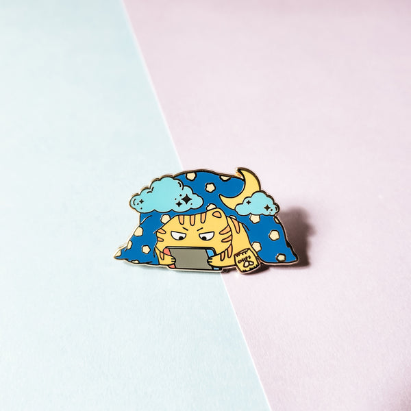 Gamer Cat Enamel Pin