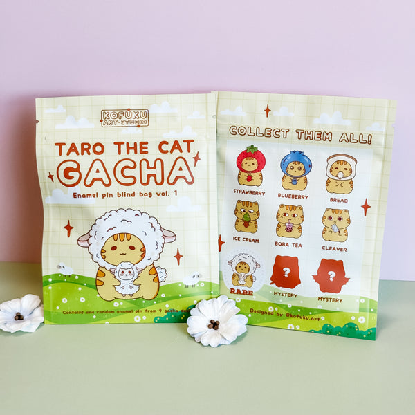 Taro Gacha Enamel Pin Blind Bags Vol. 1