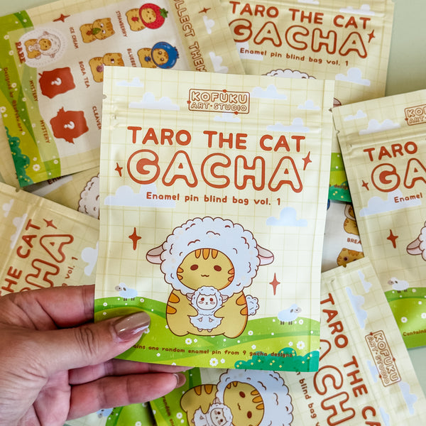 Taro Gacha Enamel Pin Blind Bags Vol. 1