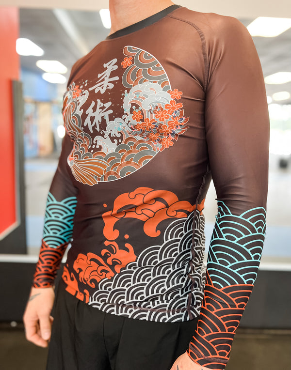Jiu-Jitsu Rashguard / Dark Red