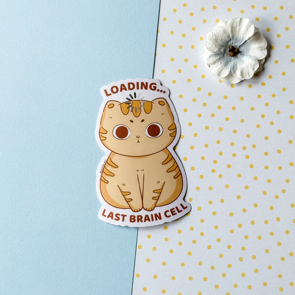 Loading Last Brain Cell Vinyl Sticker