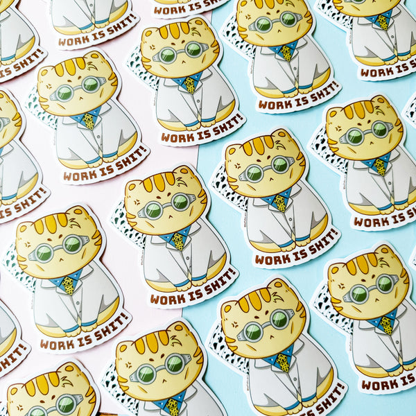 Nanami Work is Shit Vinyl Sticker