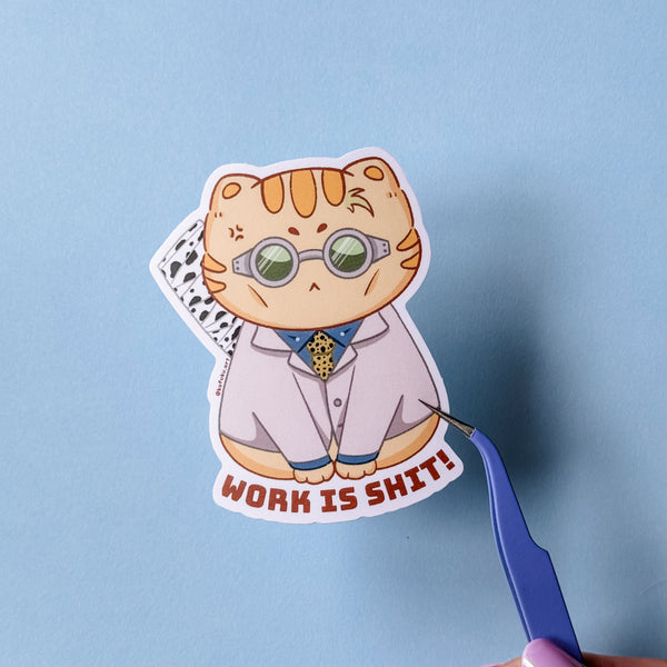 Nanami Work is Shit Vinyl Sticker