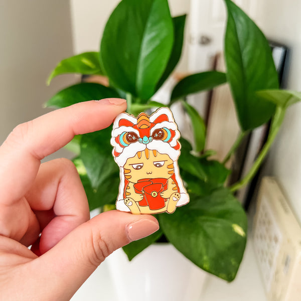 Lunar New Year Taro the Cat Enamel Pins