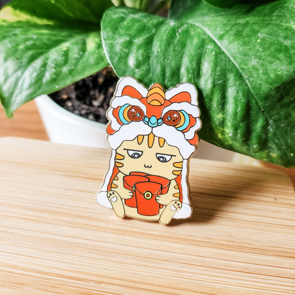 Lunar New Year Taro the Cat Enamel Pins