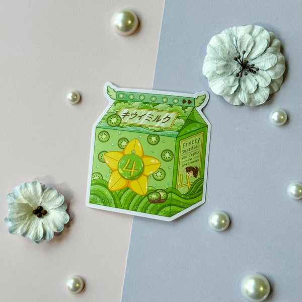Sailor Jupiter Kiwi Milk Vinyl Sticker