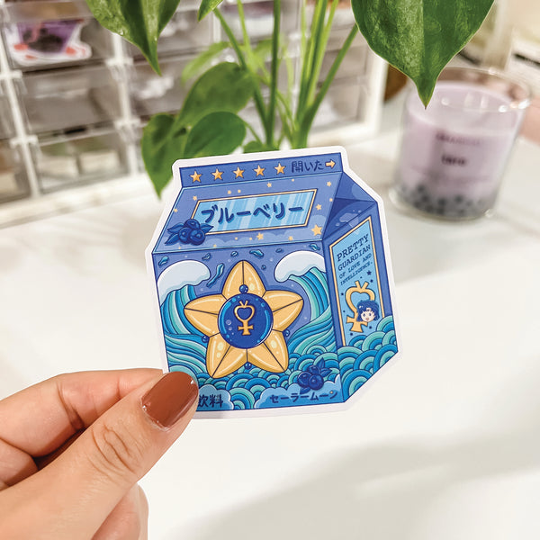 Sailor Mercury Blueberry Milk Sticker
