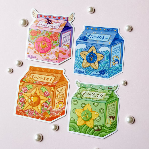 Sailor Milk Carton Sticker Bundle