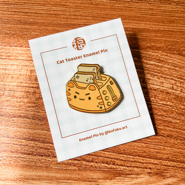 Cat Toaster Enamel Pin