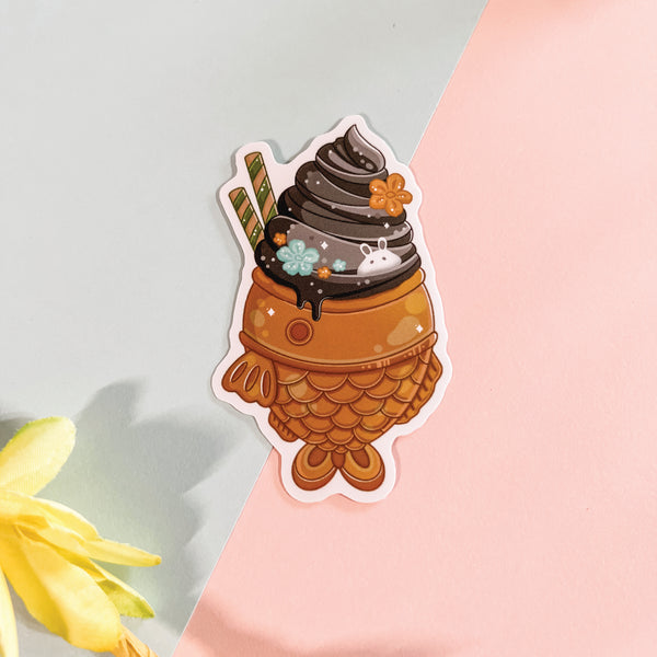 Taiyaki Ice Cream Stickers