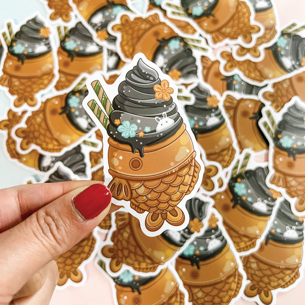 Taiyaki Ice Cream Stickers