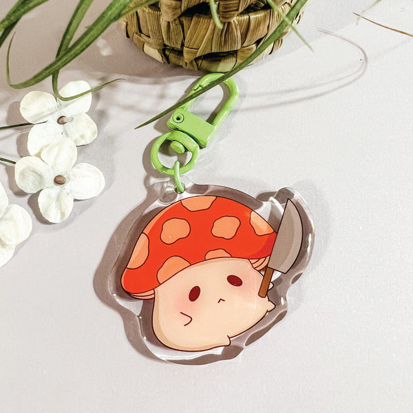 Fergus the Mushroom Keychain