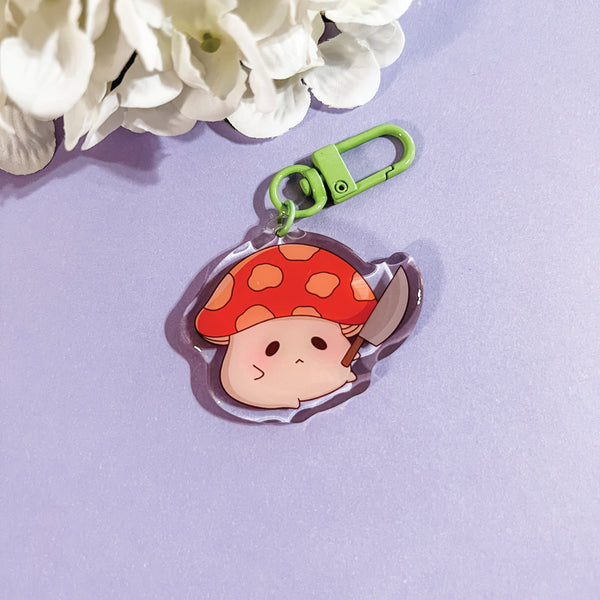 Fergus the Mushroom Keychain