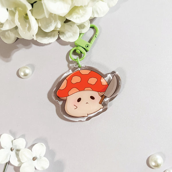 Fergus the Mushroom Keychain