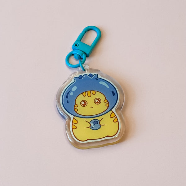 Blueberry Taro Acrylic Keychain