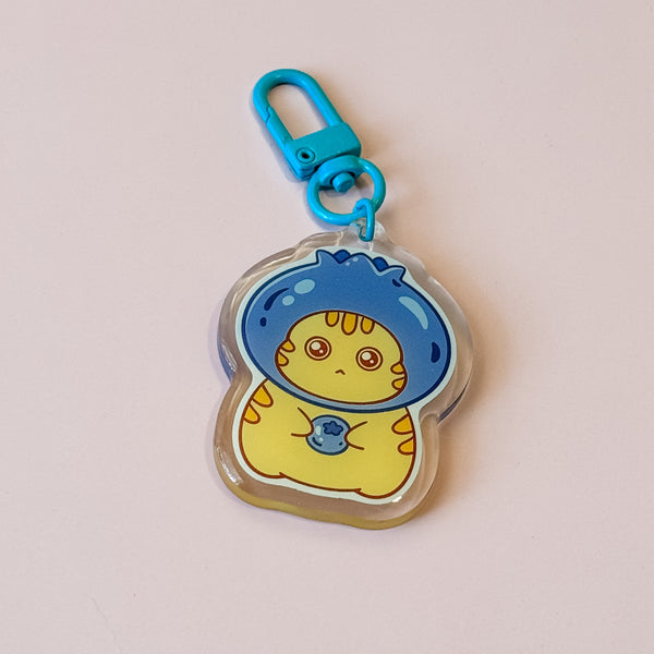 Blueberry Taro Acrylic Keychain