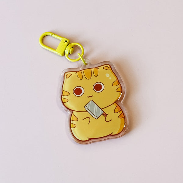 Unhinged Cleaver Taro Acrylic Keychain
