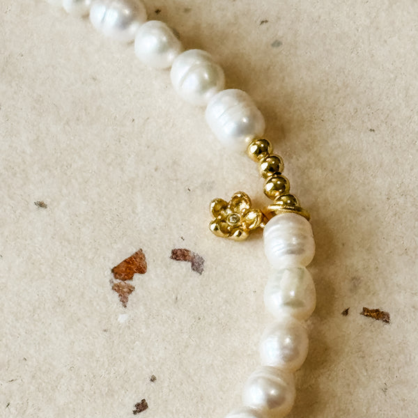 Nephrite Jade & Freshwater Pearl Necklace