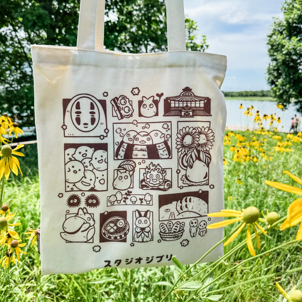 Ghibli Cotton Canvas Tote Bag
