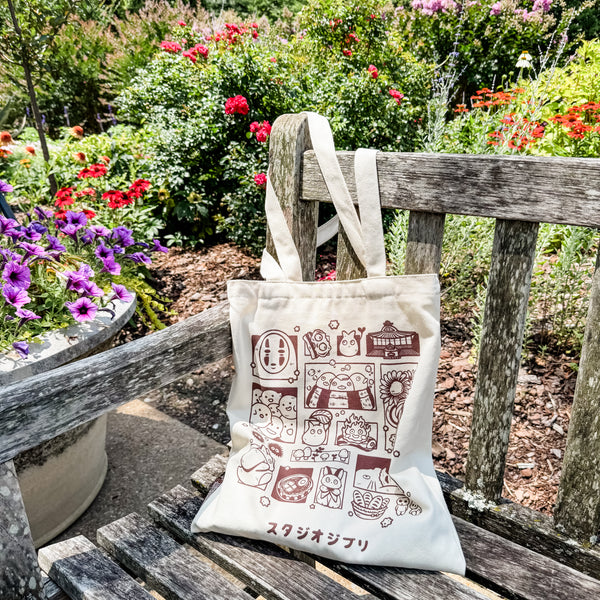 Ghibli Cotton Canvas Tote Bag