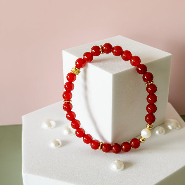 Southern Red Agate Bracelet