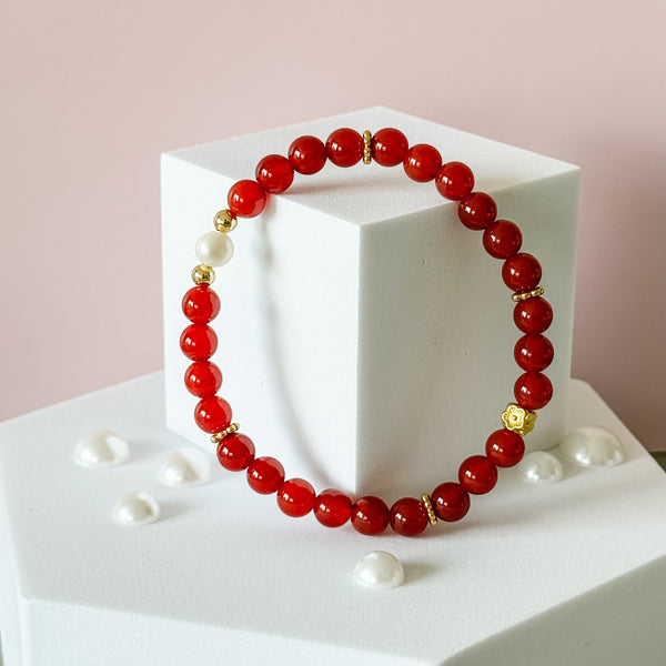 Southern Red Agate Bracelet