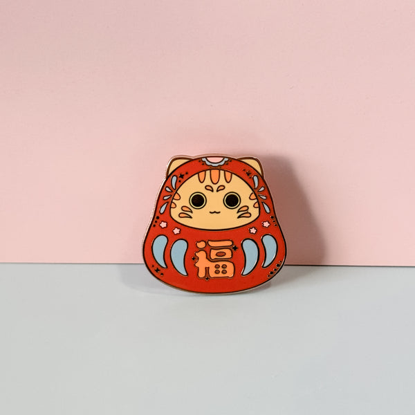 Daruma Taro Enamel Pin