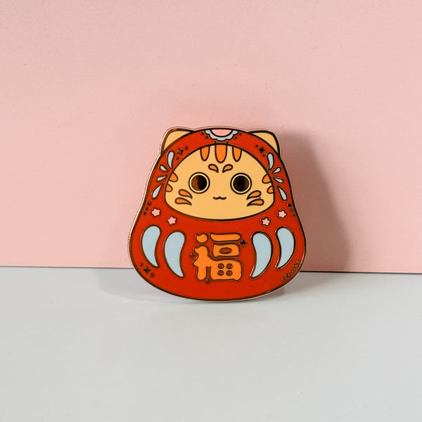Daruma Taro Enamel Pin