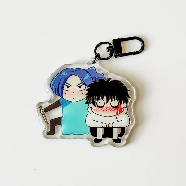 Scissor Seven - Seven & Thirteen Keychain