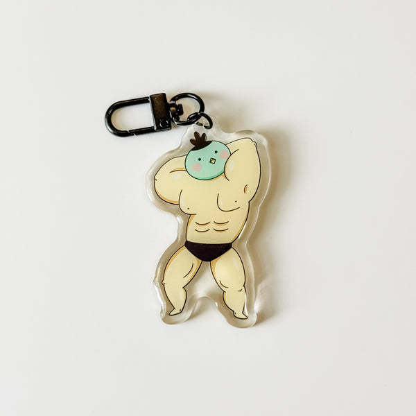 Scissor Seven Muscle Chicken (xiao Fei) Keychain