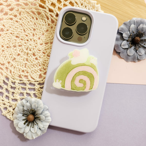 Matcha Cake Roll Phone Grip