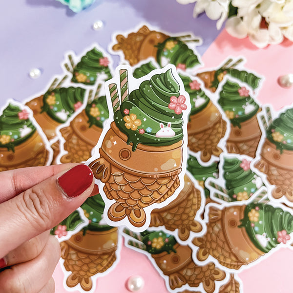 Taiyaki Ice Cream Stickers