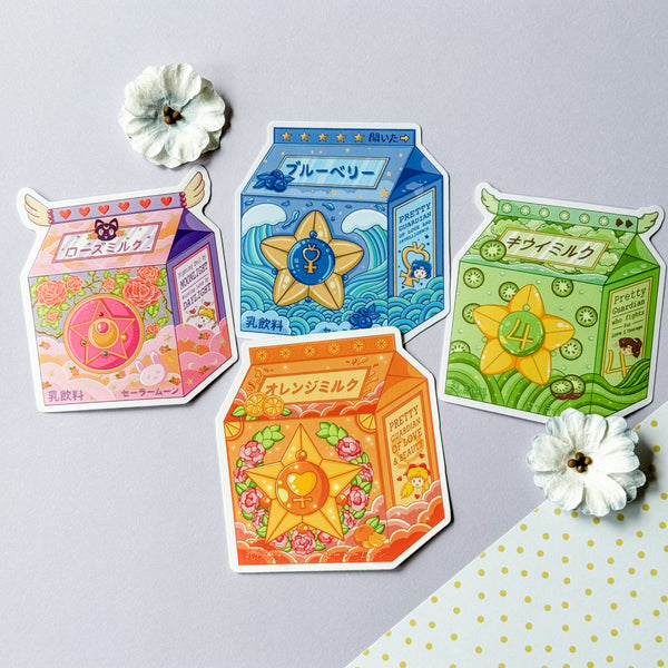 Sailor Milk Carton Sticker Bundle