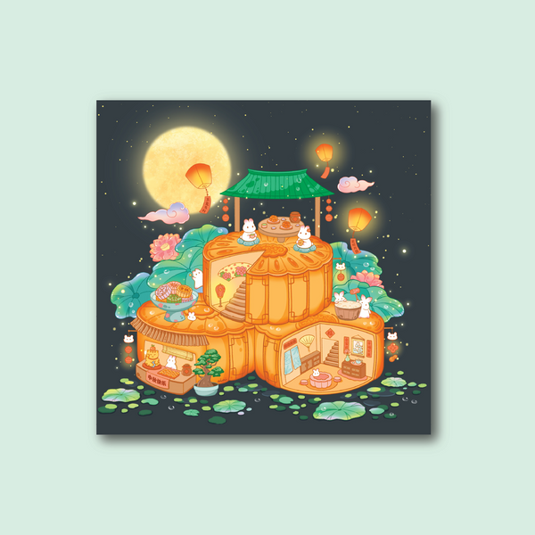 Mooncake Art Print 10x10
