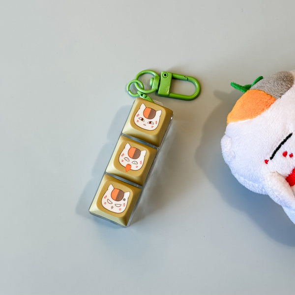 Fidget LED Keycap Keychain | Triple Keycaps