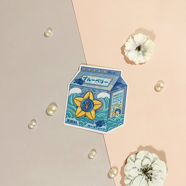 Sailor Mercury Blueberry Milk Sticker