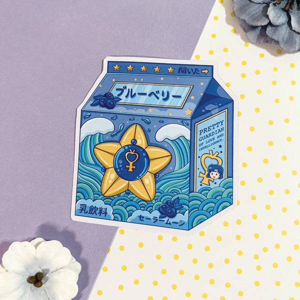 Sailor Mercury Blueberry Milk Sticker