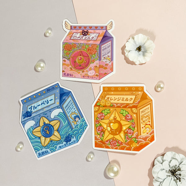 Sailor Milk Carton Sticker Bundle