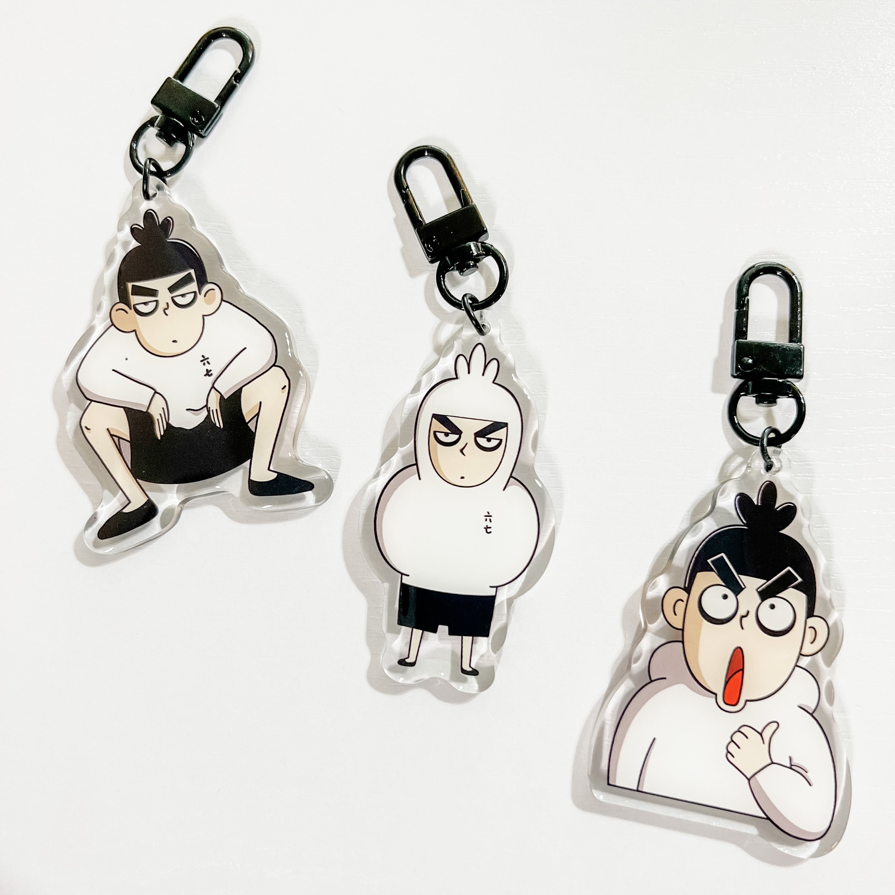 Scissor Seven Keychains – Kofuku Art Studio