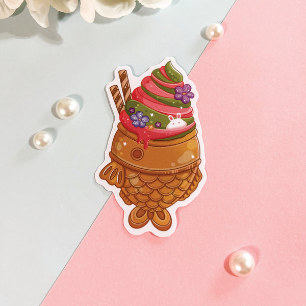 Taiyaki Ice Cream Stickers