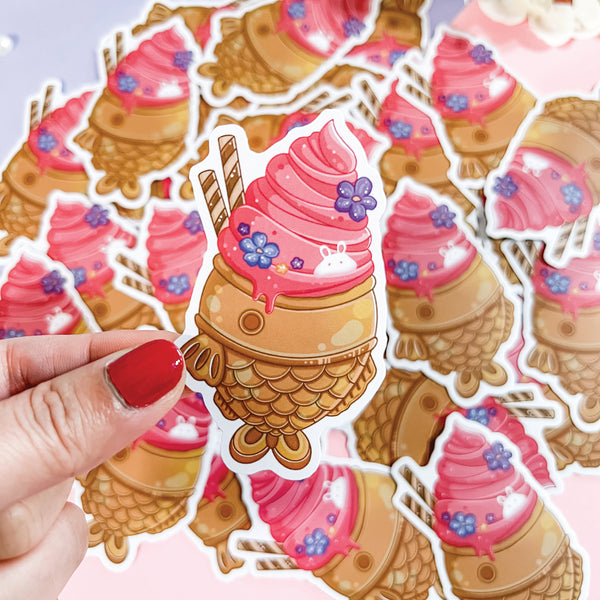 Taiyaki Ice Cream Stickers