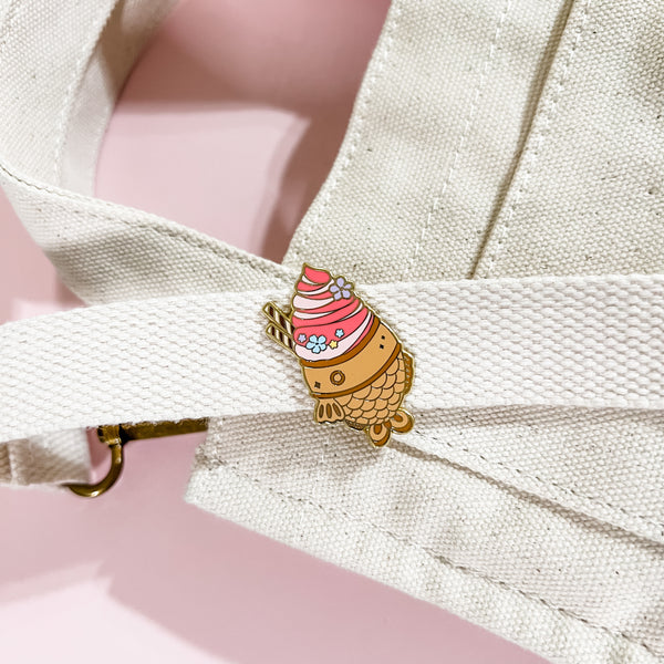 Taiyaki Ice Cream Enamel Pin