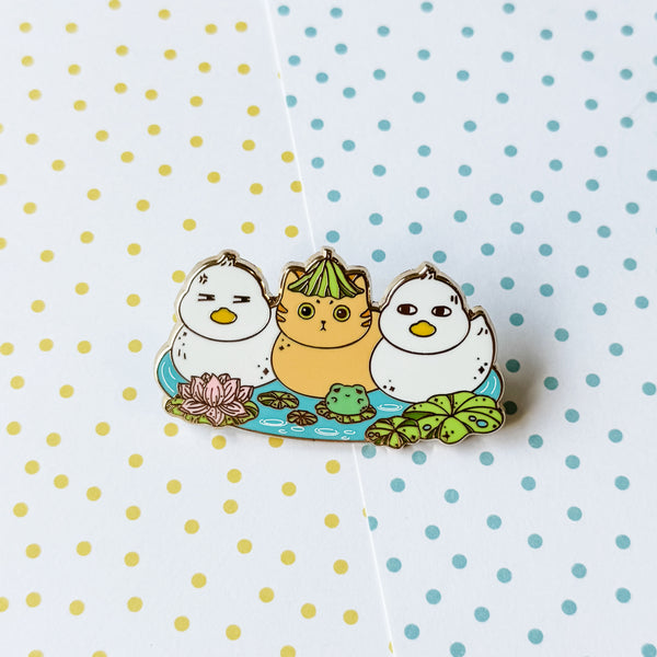 Duckies & Taro Enamel Pin