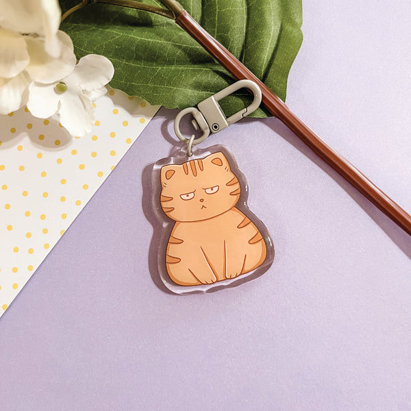 Taro the Cat Keychain