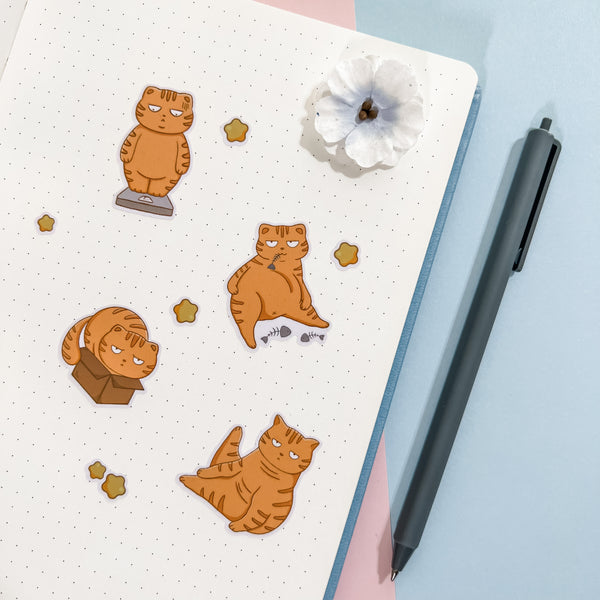 Taro the Cat Sticker Sheet