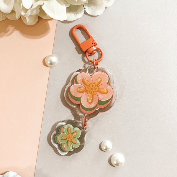 Sakura Matcha Wagashi Keychain