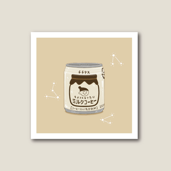 Chichiyasu Milk Coffee Print