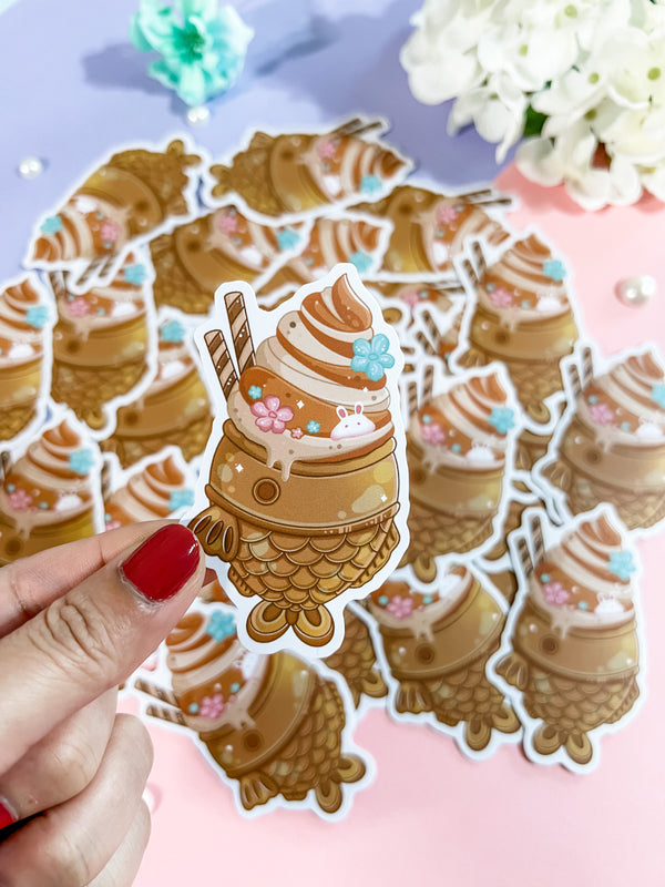 Taiyaki Ice Cream Stickers