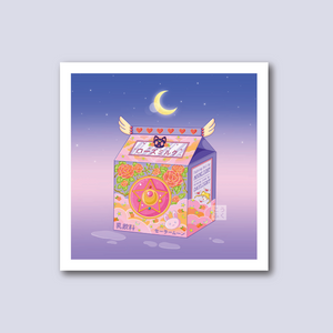 Sailor Moon Milk Carton Print